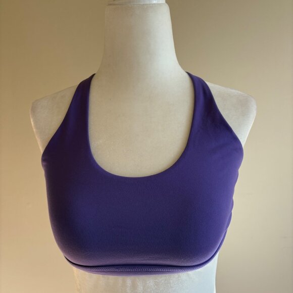 Born Primitive Vitality Sports Bra Purple Strappy Back Size Extra Small - Picture 3 of 10